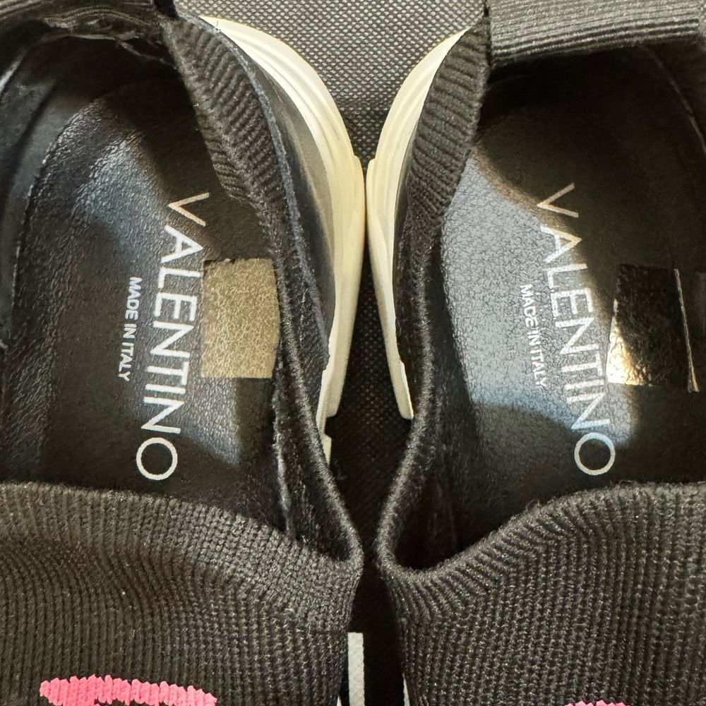 VALENTINO By Mario Valentino Sneakers Size 8 / 38 Black - Picture 6 of 8